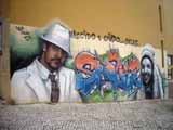 Bairro da Flamenga (Mural em Graffit á memória do Rapper MC Snake)