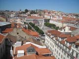 Lisboa, Rossio visto do Elevador de Sta.Justa)